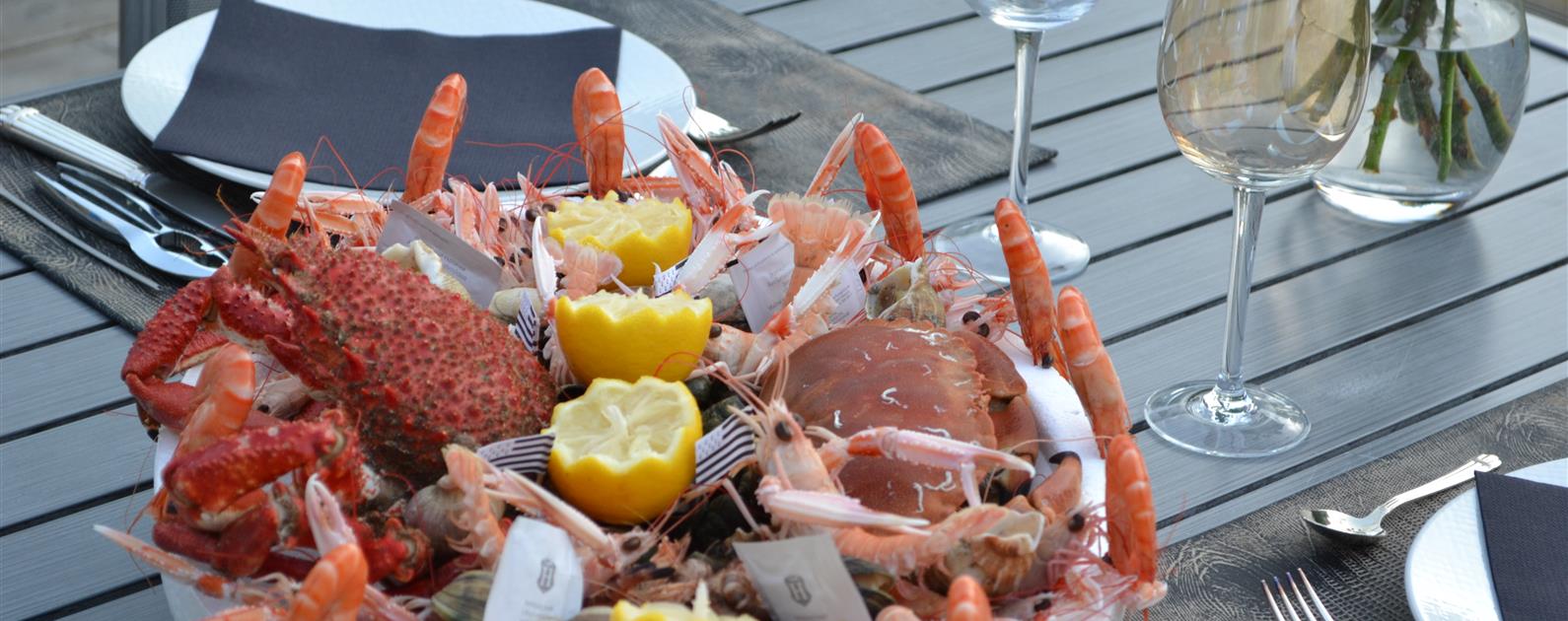 Ejemplo de plato de mariscos